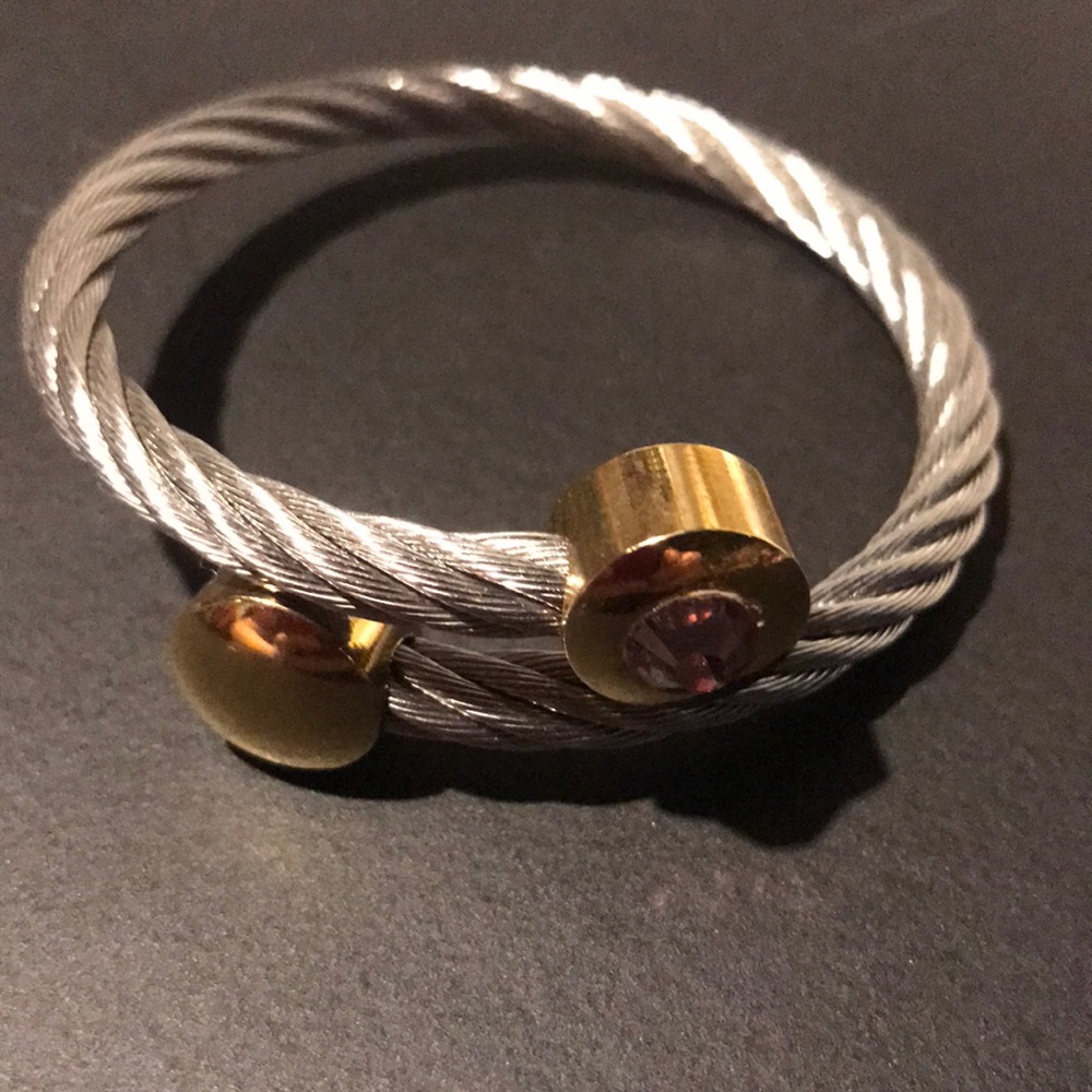 3 Rustic cuff bracelets Hazel Thankful Emerson euc - Picture 4 of 8